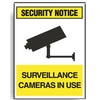SIGN SECURITY NOTICE 450 x 300 MTL (SAF-843375)