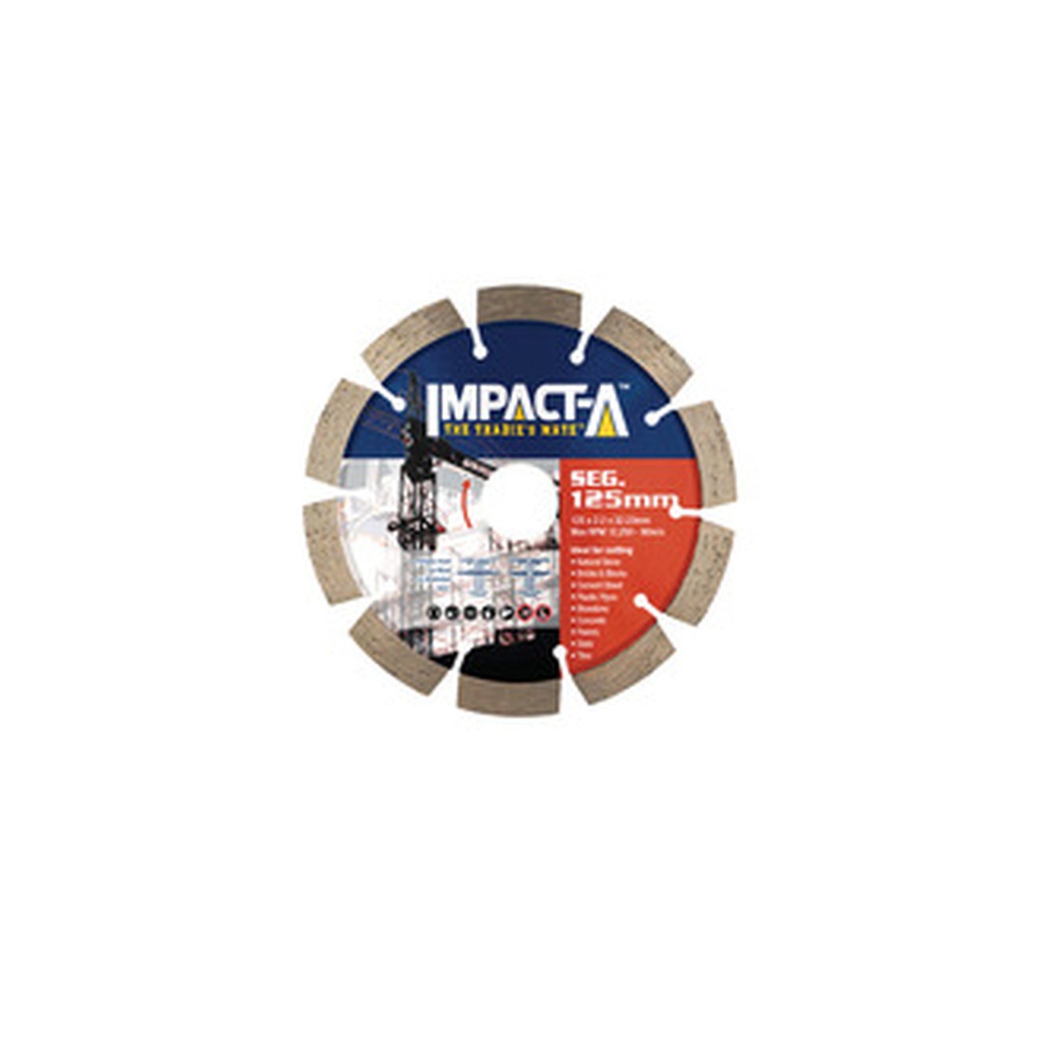 DIAMOND BLADE 125MM x 22.23 SEGMENTED