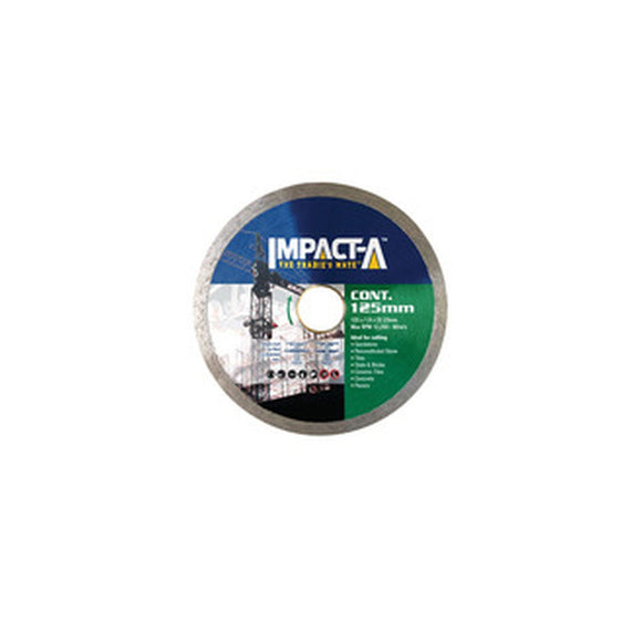 DIAMOND BLADE 125MM x 22.23 CONTINUOUS
