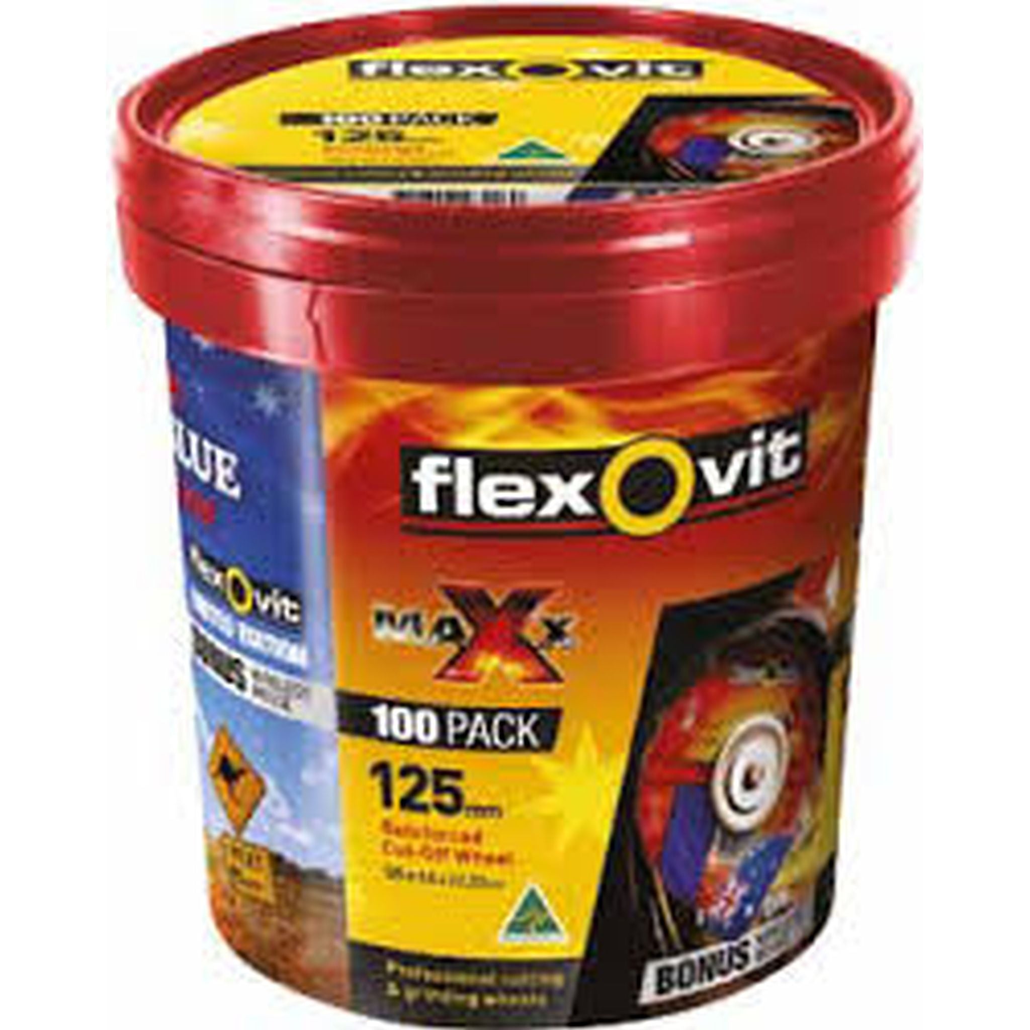 DISC CUTTING 125 x 1.0 x 22.23 MAXX3 - TUB 100