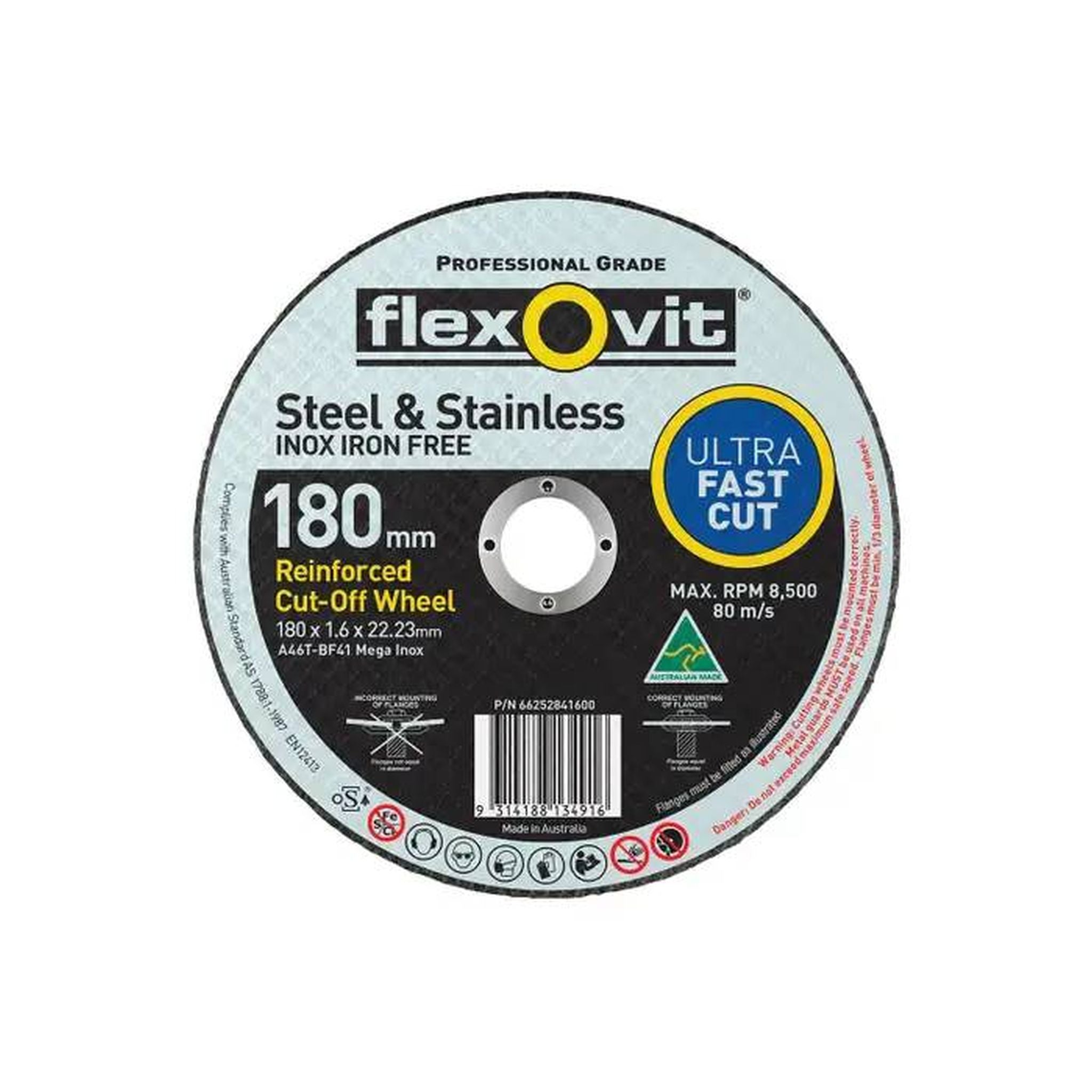 DISC CUTTING 180 x 1.6 x 22.23