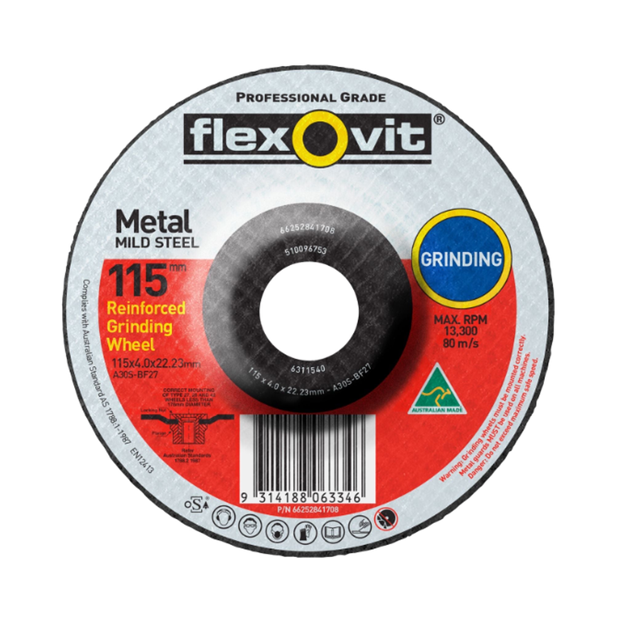 DISC GRINDING 115 x 4.0 x 22.23