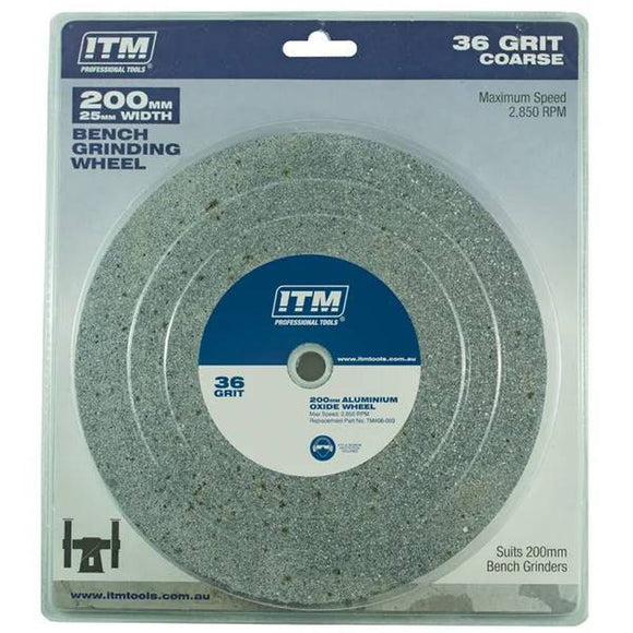 BENCH GRINDER WHEEL 200 x 25 x 36G