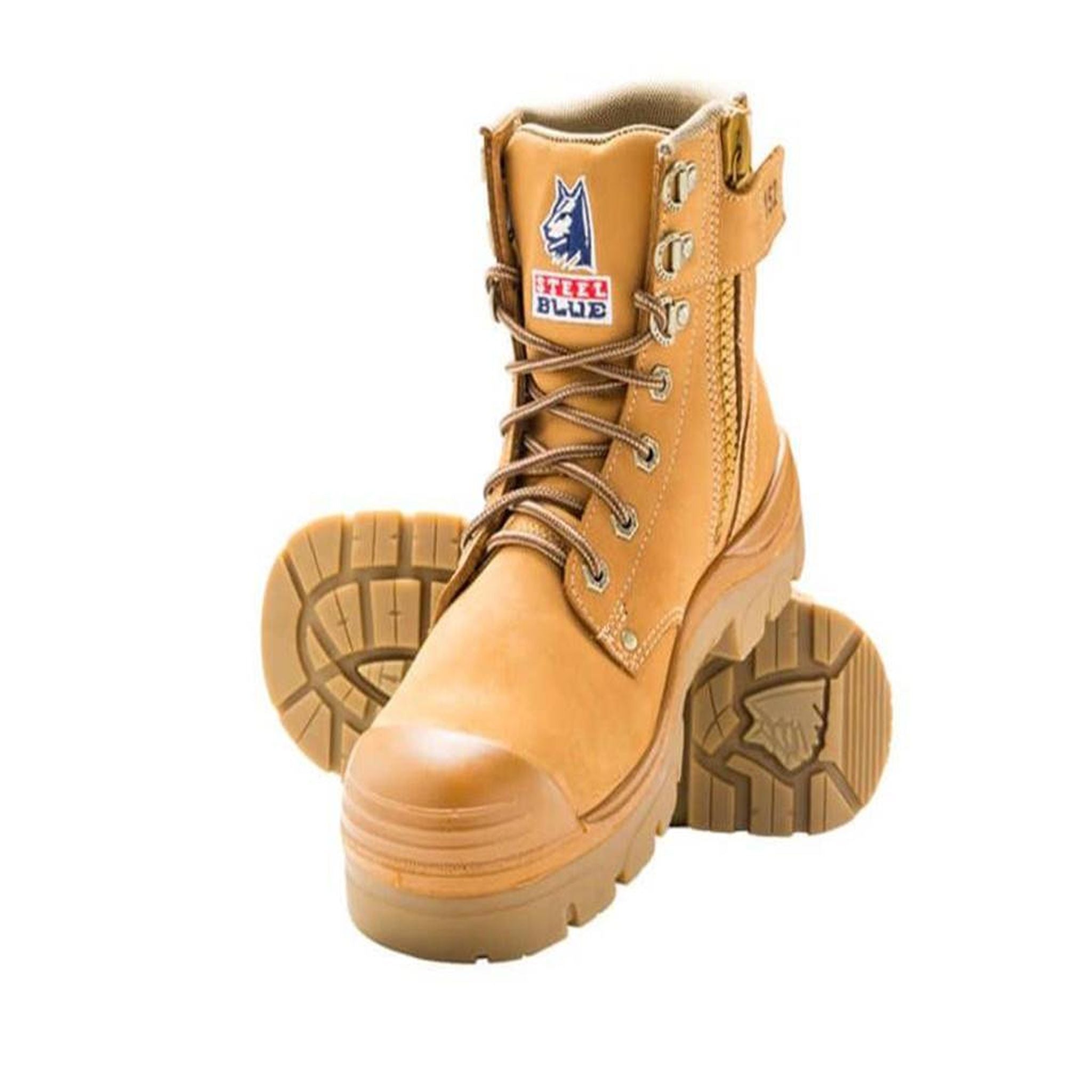 BOOT ARGYLE ZIP WHEAT  BUMP TOE L/U SIZE 6.0