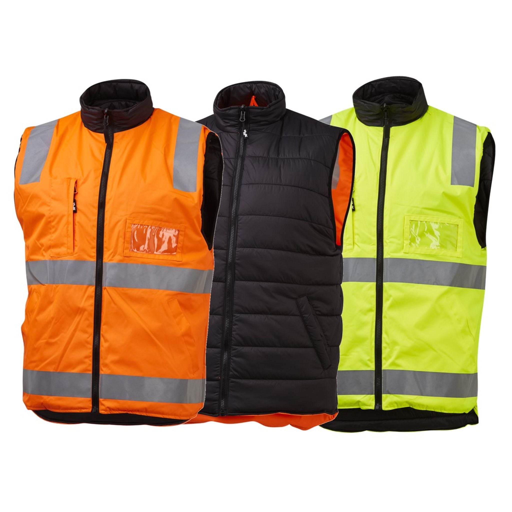 VEST REVERSABLE YELLOW/NAVY XL