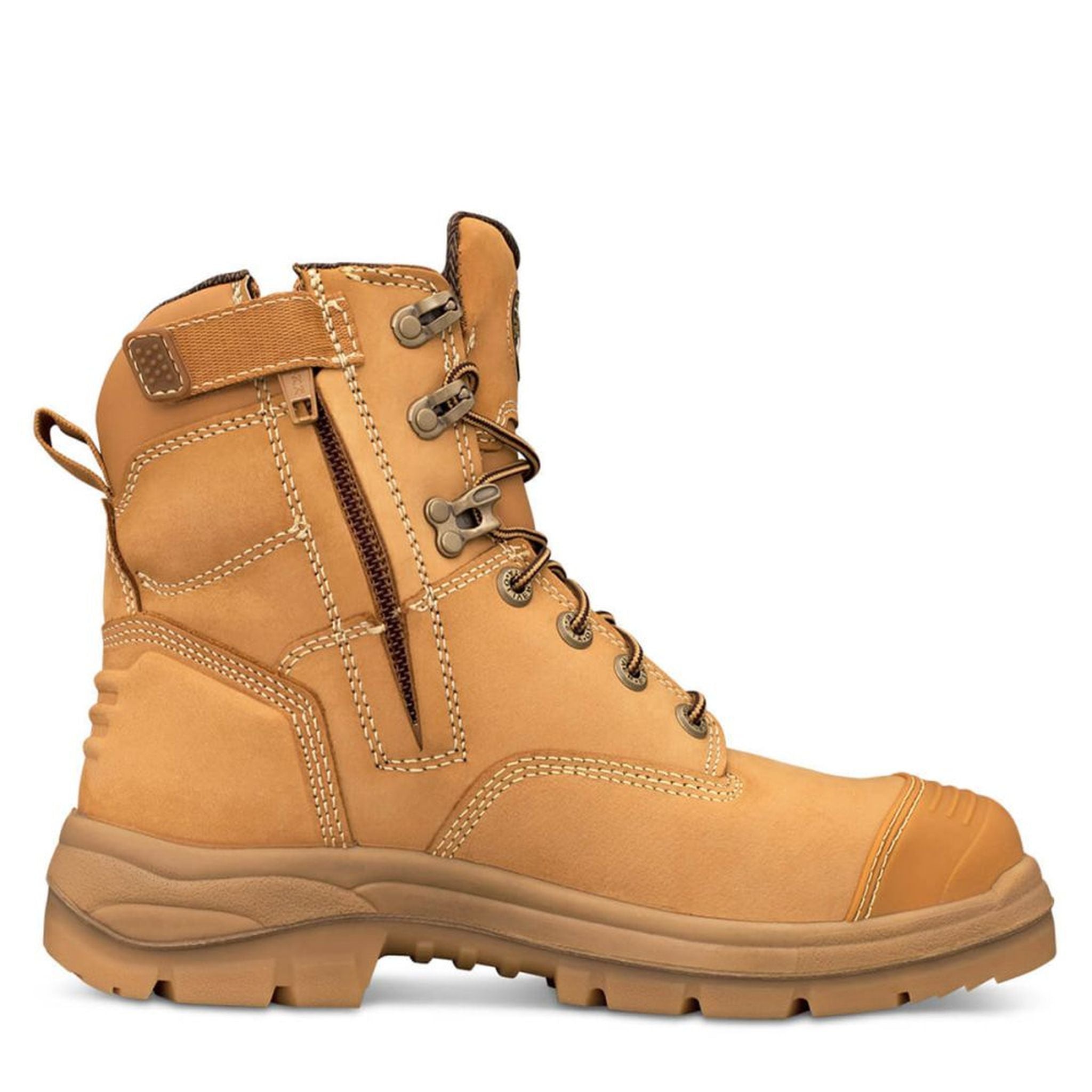 BOOT OLIVER 150MM ZIP WHEAT SZ-8