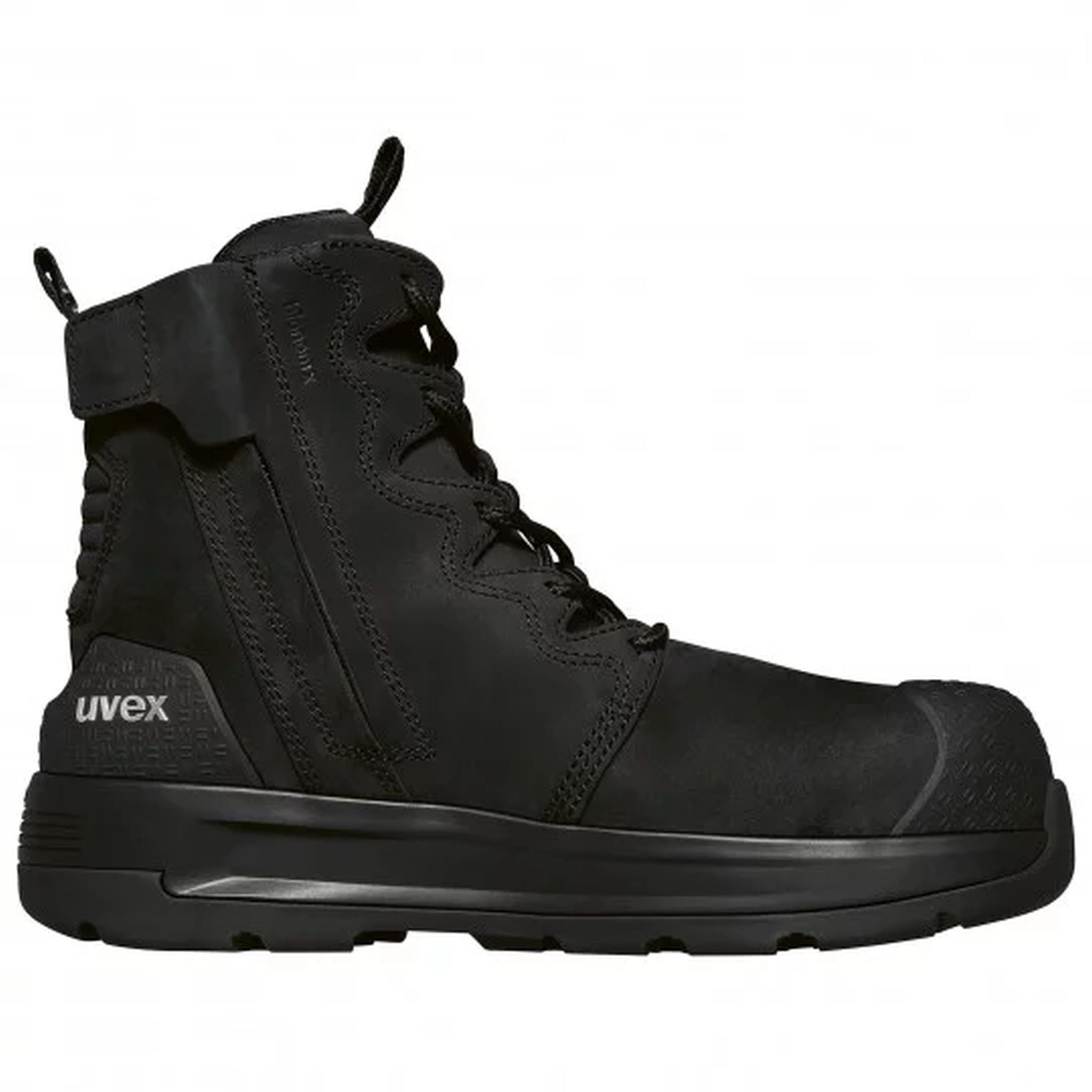 BOOT XFLOW BLK 150 ZIP SIZE 6