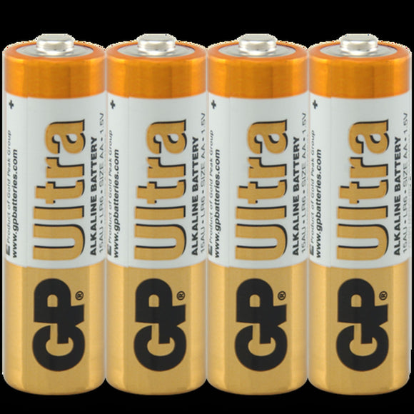 BATTERY ALKALINE 1.5V SIZE AA (4 PACK)