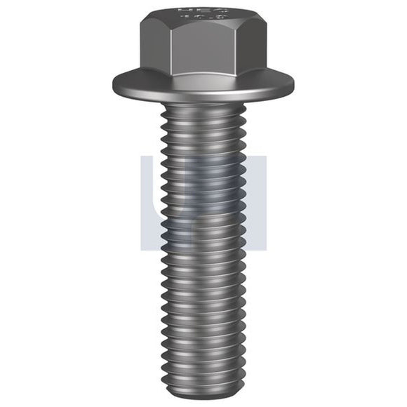 BOLT METRIC M6 X 12MM FLANGE HEAD