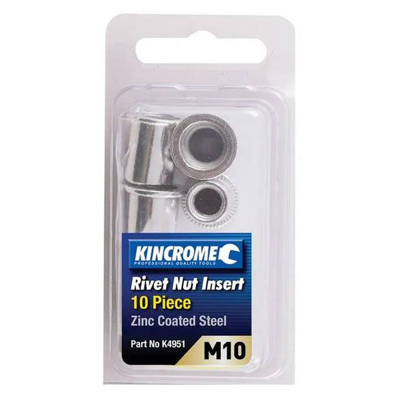 RIVET NUTS M10 STEEL PKT 10