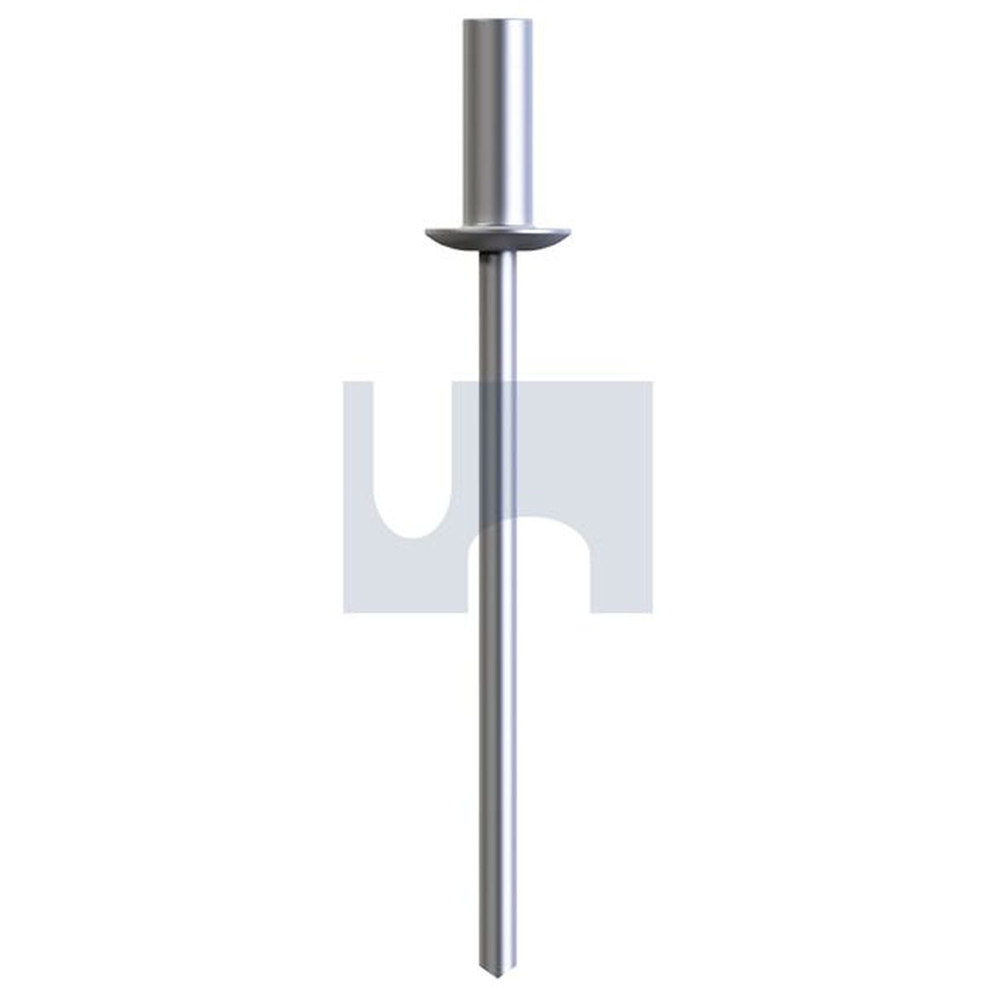 RIVET DOME 3.2 x 3.2 ALUMINIUM#42