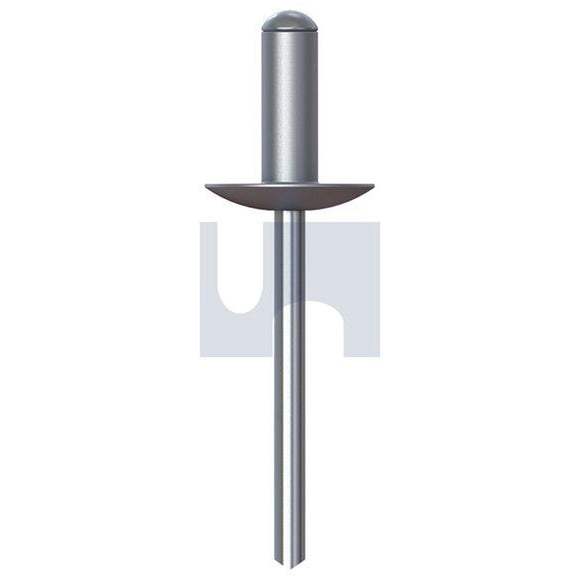 RIVET FLANGE 3.2 x 3.2 ALUMINIUM #42