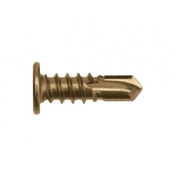 TEK SCREW FLATHEAD 10G x 16TPI x 16MM (BOX 1000)