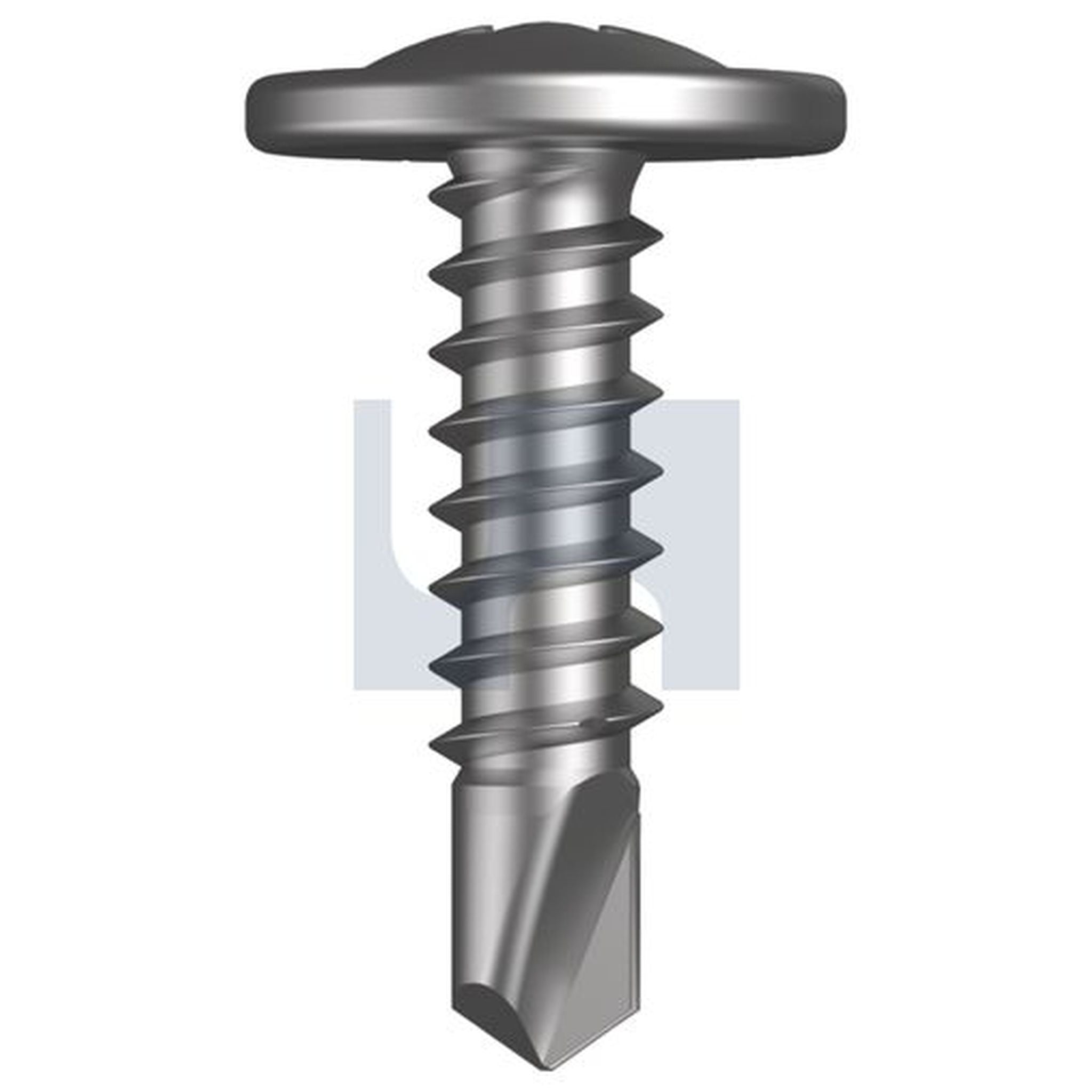 TEK SCREW BUTTON HD 8G x 18TPI x 16MM (PACK 200) METAL