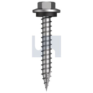TEK SCREW TYPE 17 12G x 11TPI x 30MM SEAL (PACK 100)