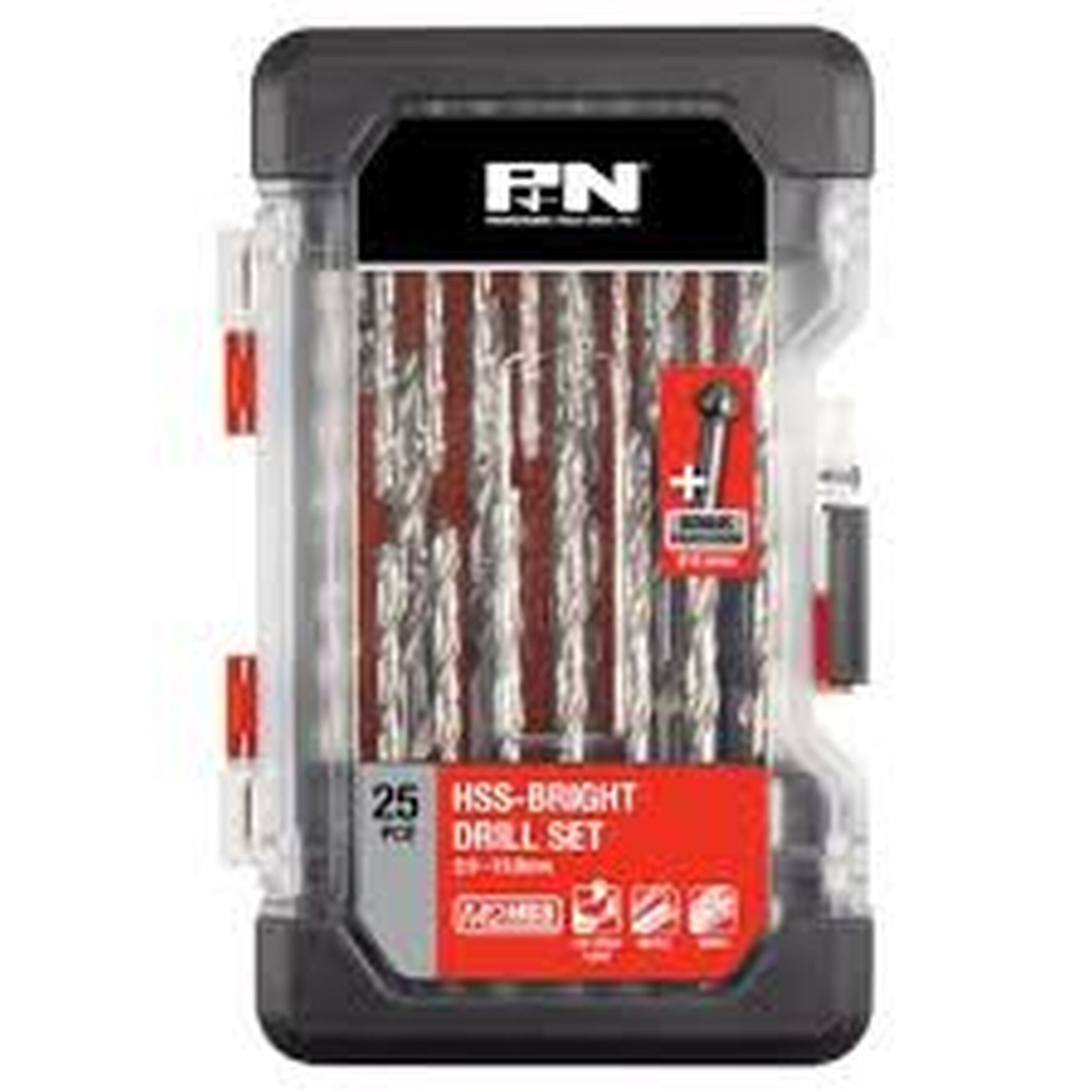 DRILL SET METRIC 25 PCE