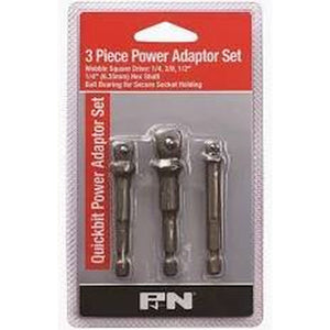 QUICKBIT ADAPTOR SET 3PCE 1/4 3/8 & 1/2