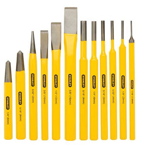 12PC COLD CHISEL & PUNCH SET