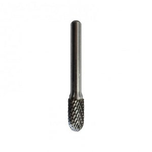 BURR D-CUT 10x19mm 1/4' SHNK B/N CYL