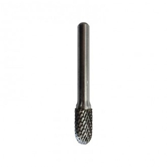 BURR D-CUT 10x19mm 1/4' SHNK B/N CYL