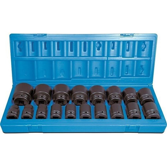 IMPACT SOCKET SET IMPERIAL 18 PIECE 3/4DR