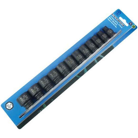 IMSET3M-12PCS 6PT 3/8 DR METRIC 8-22 DB