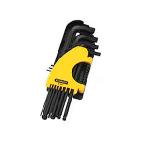 12PC HEX KEY SET LONG BALL END AF