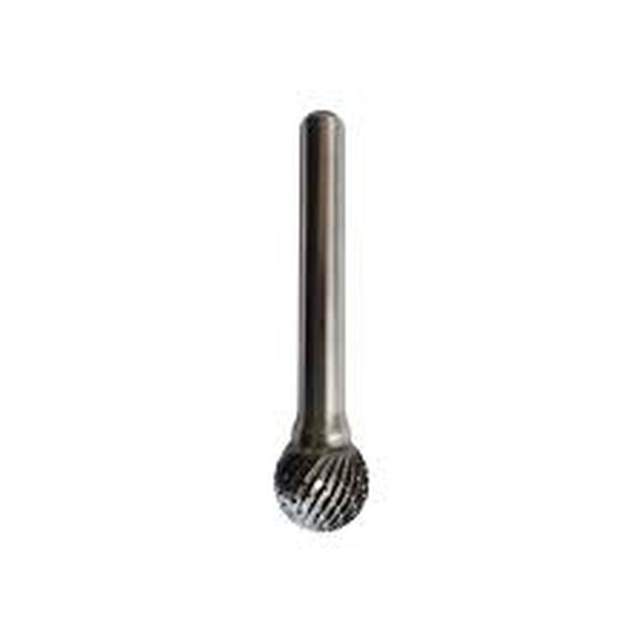 BURR D-CUT 12x10mm 1/4' SHNK BALL