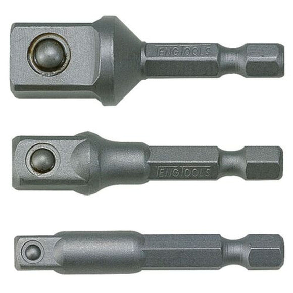 ADAPTOR 1/4 x 50MM HEX X 1/4 SQUARE
