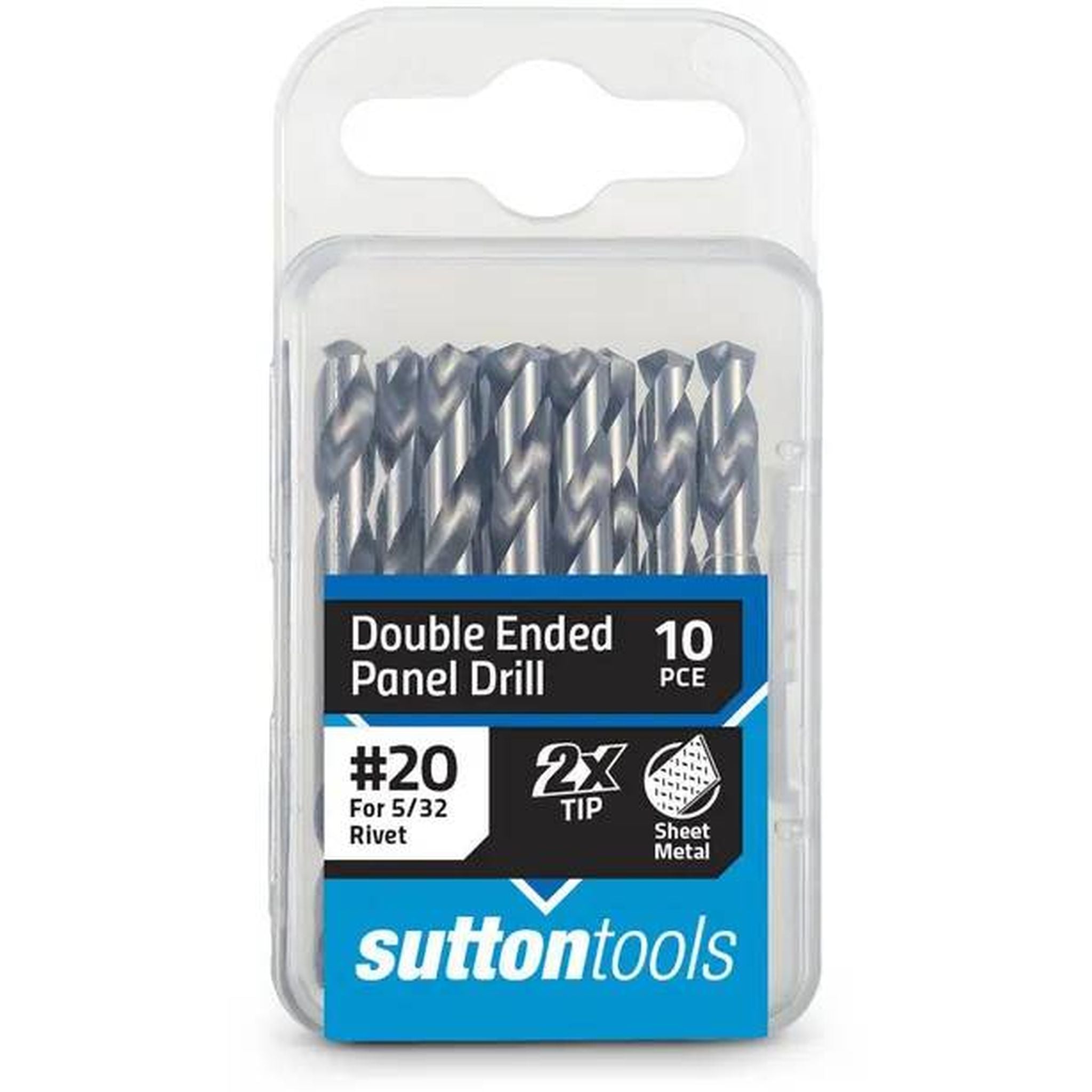 PANEL DRILL #20 4.09mm DOUBLE ENDED (10 PK)
