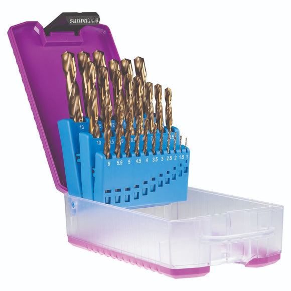 DRILL SET METRIC 25 PCE COBALT S3
