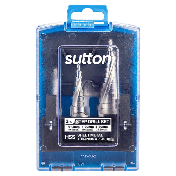 STEP DRILL SET 3PCE