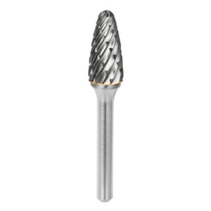 BURR D-CUT 13x25mm 1/4 SHNK B/N TREE - STEEL