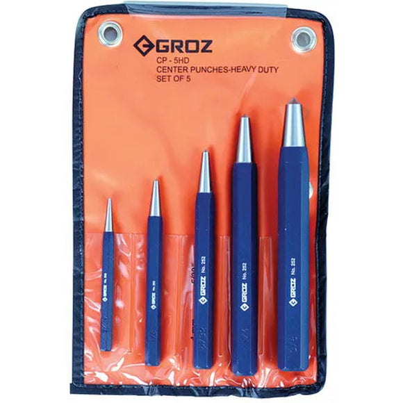 CENTRE PUNCH SET 5PCE
