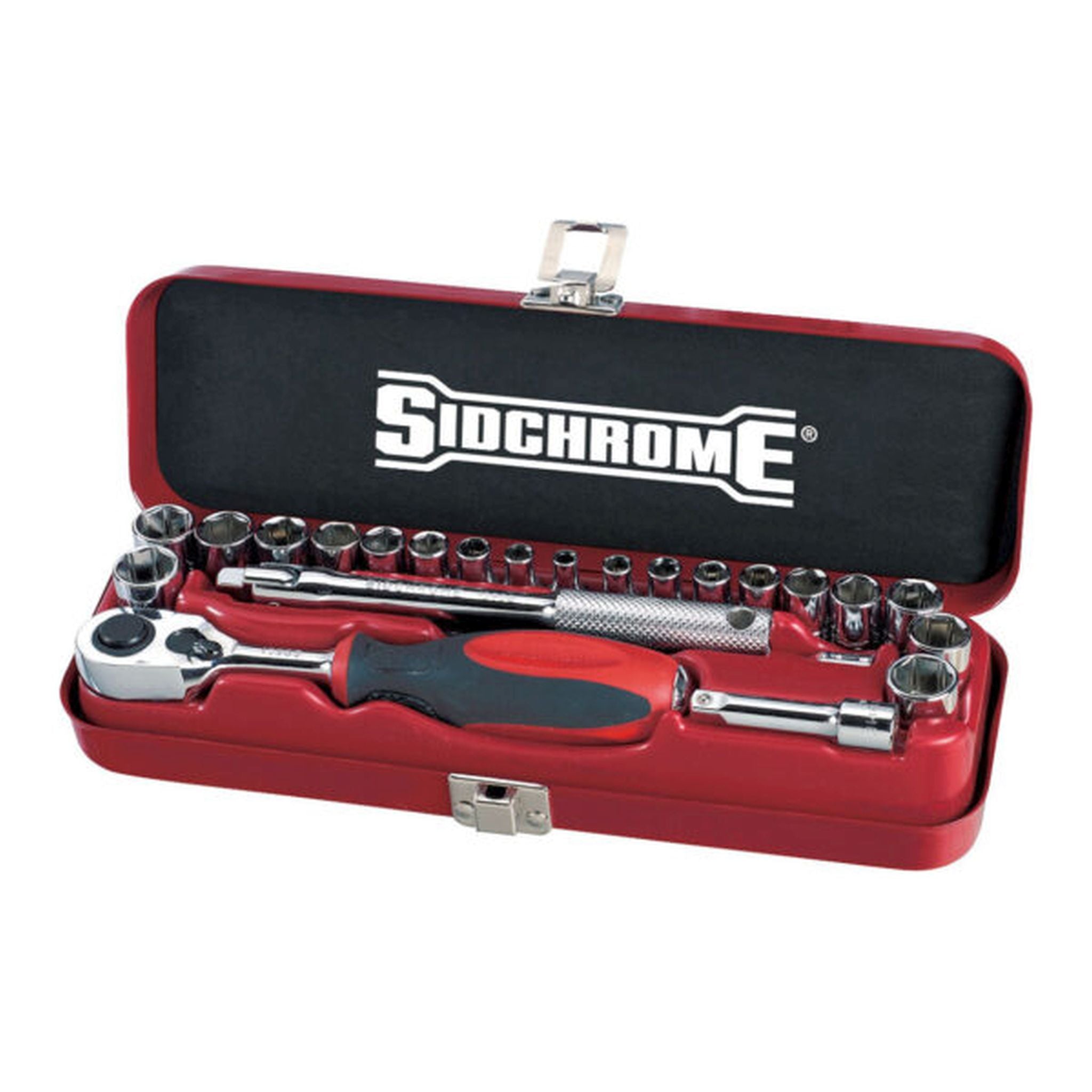 SOCKET SET 23 PCE 1/4 DRIVE METRIC