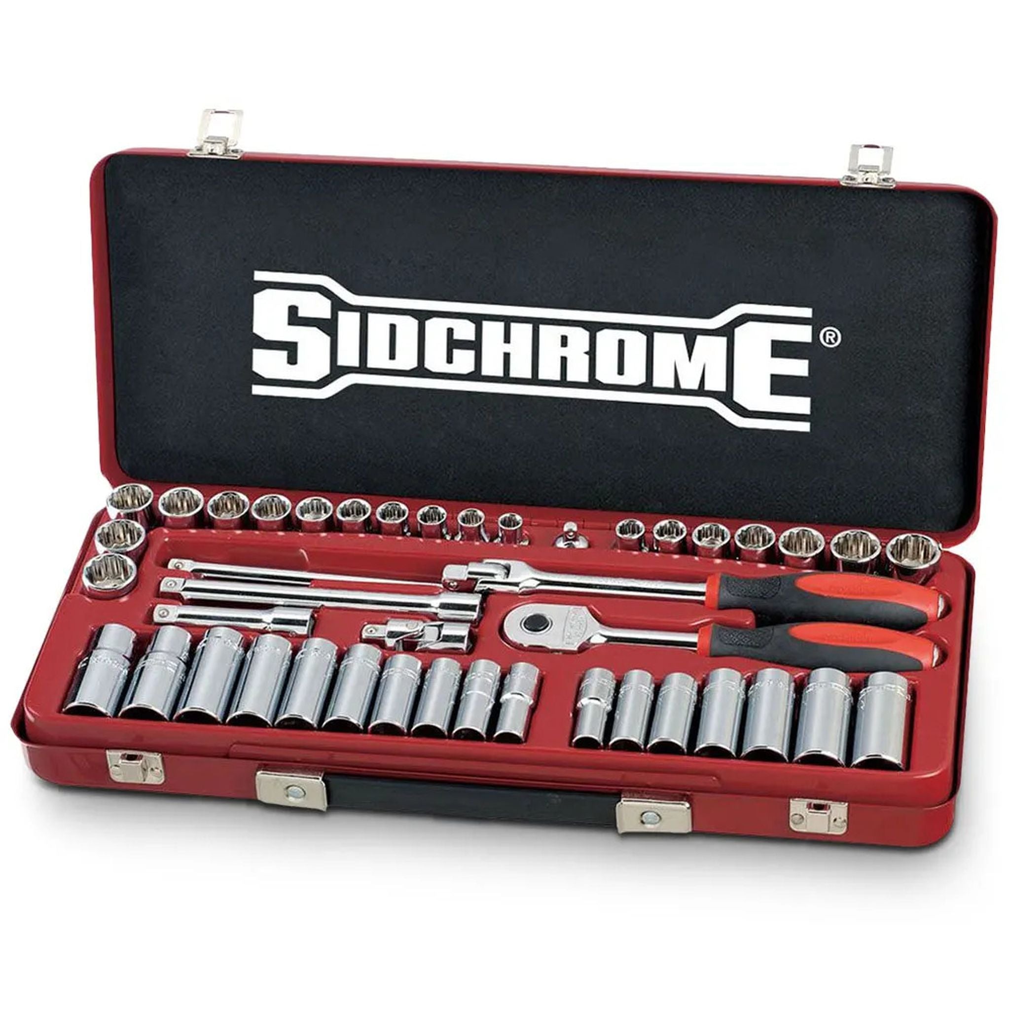 SOCKET SET 43PCE 3/8 DR AF/MET