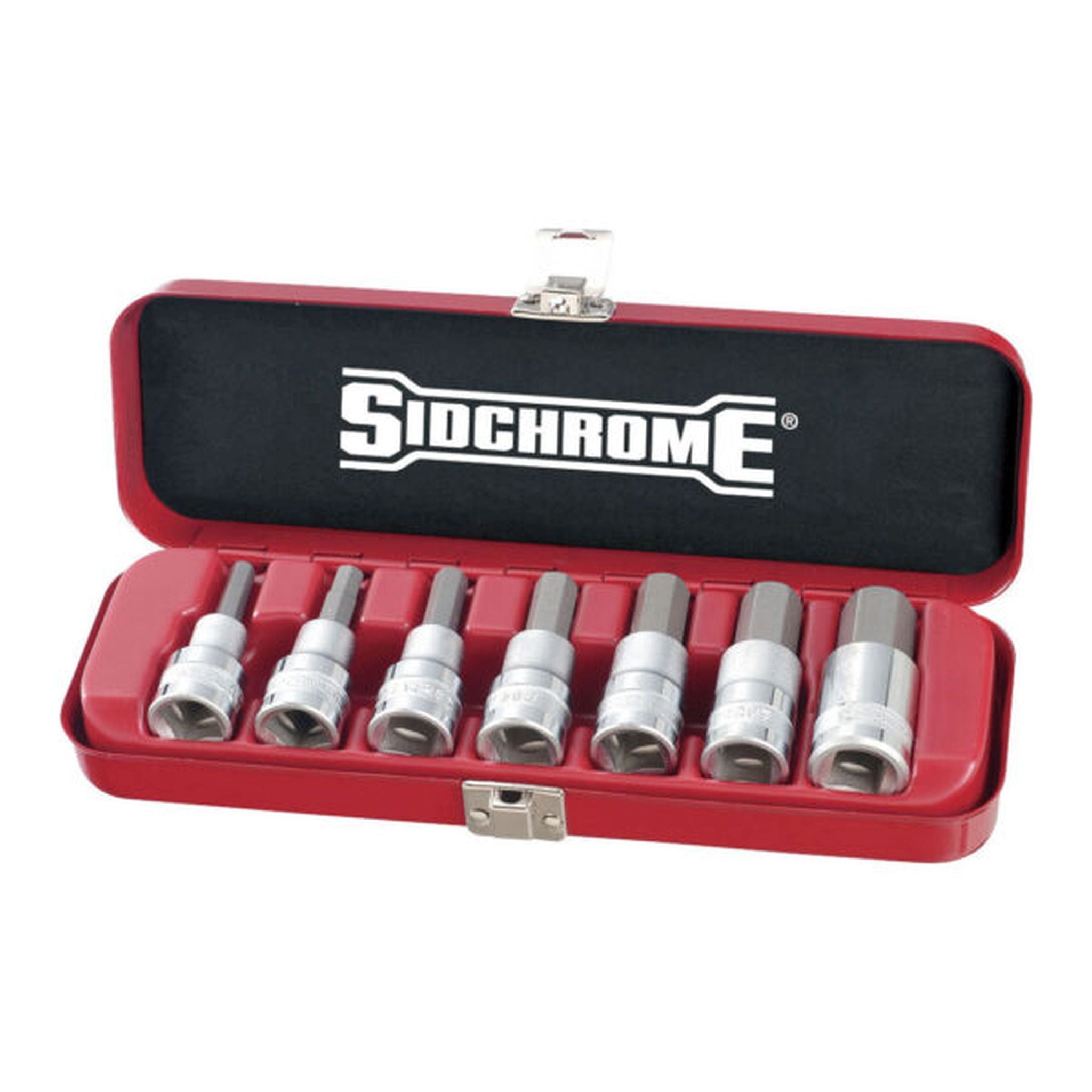 SOCKET SET 7 PCE 1/2DR METRIC