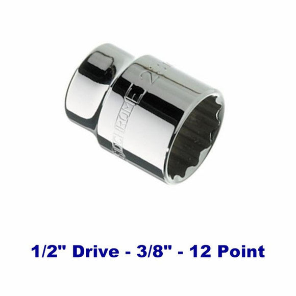 SOCKET 1/2 DR 12PT x 3/8