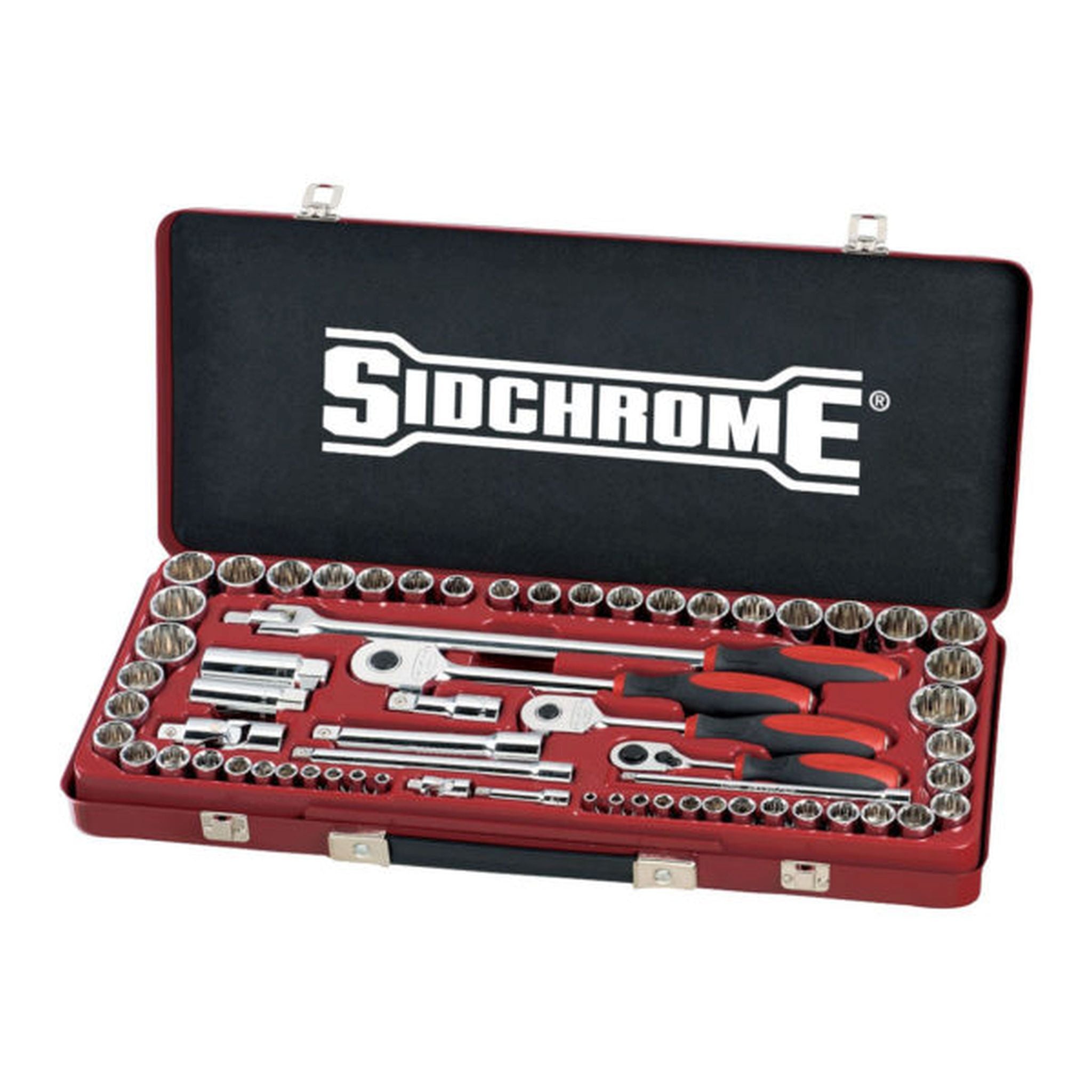 SOCKET SET 64 PCE 1/4,3/8 & 1/2 DRIVE METRIC