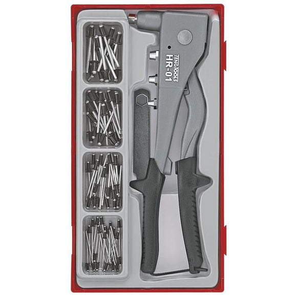 H-D HAND RIVET SET TC-TRAY 81PC  