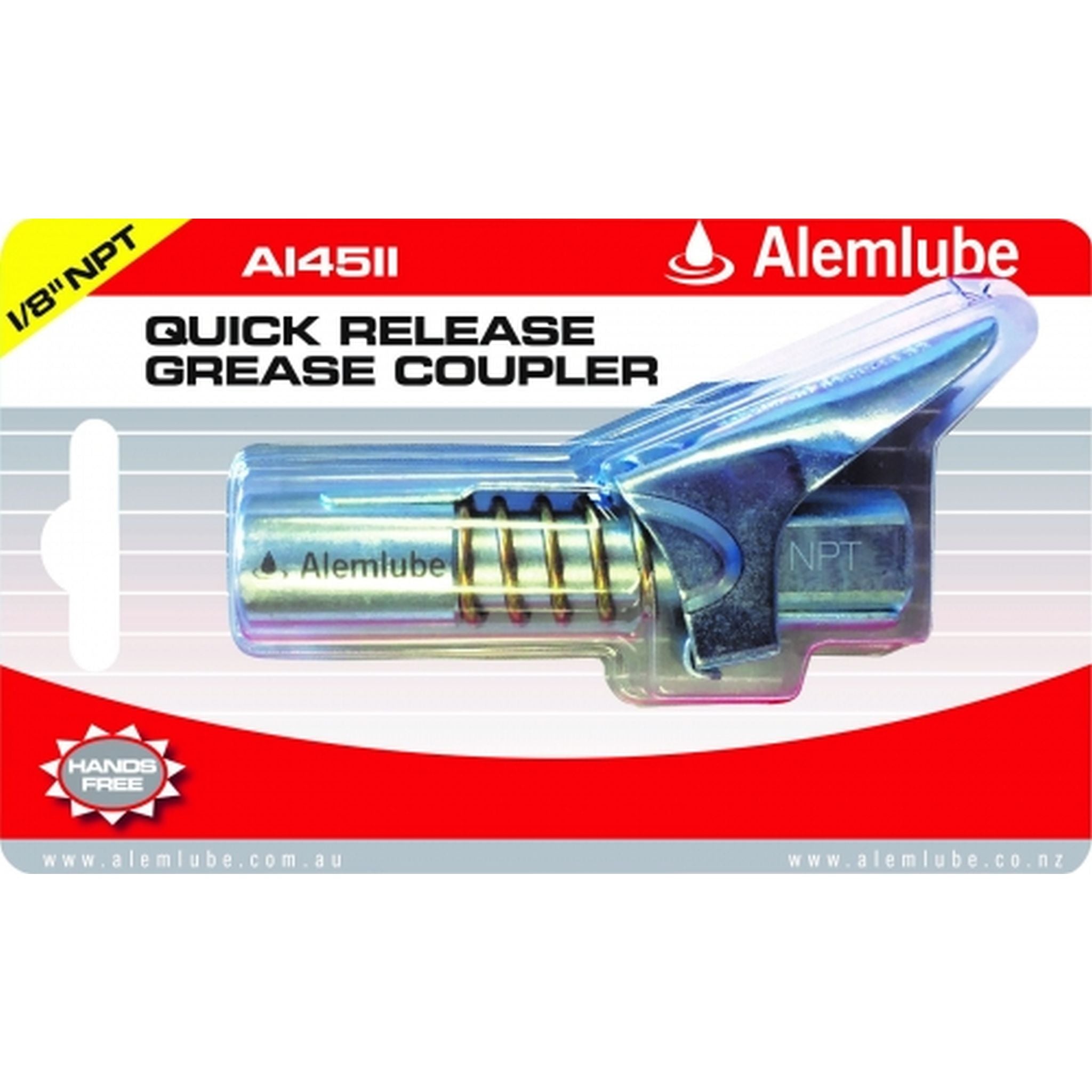 QUICK RELEASE GREASE COUPLER 1/8NPT