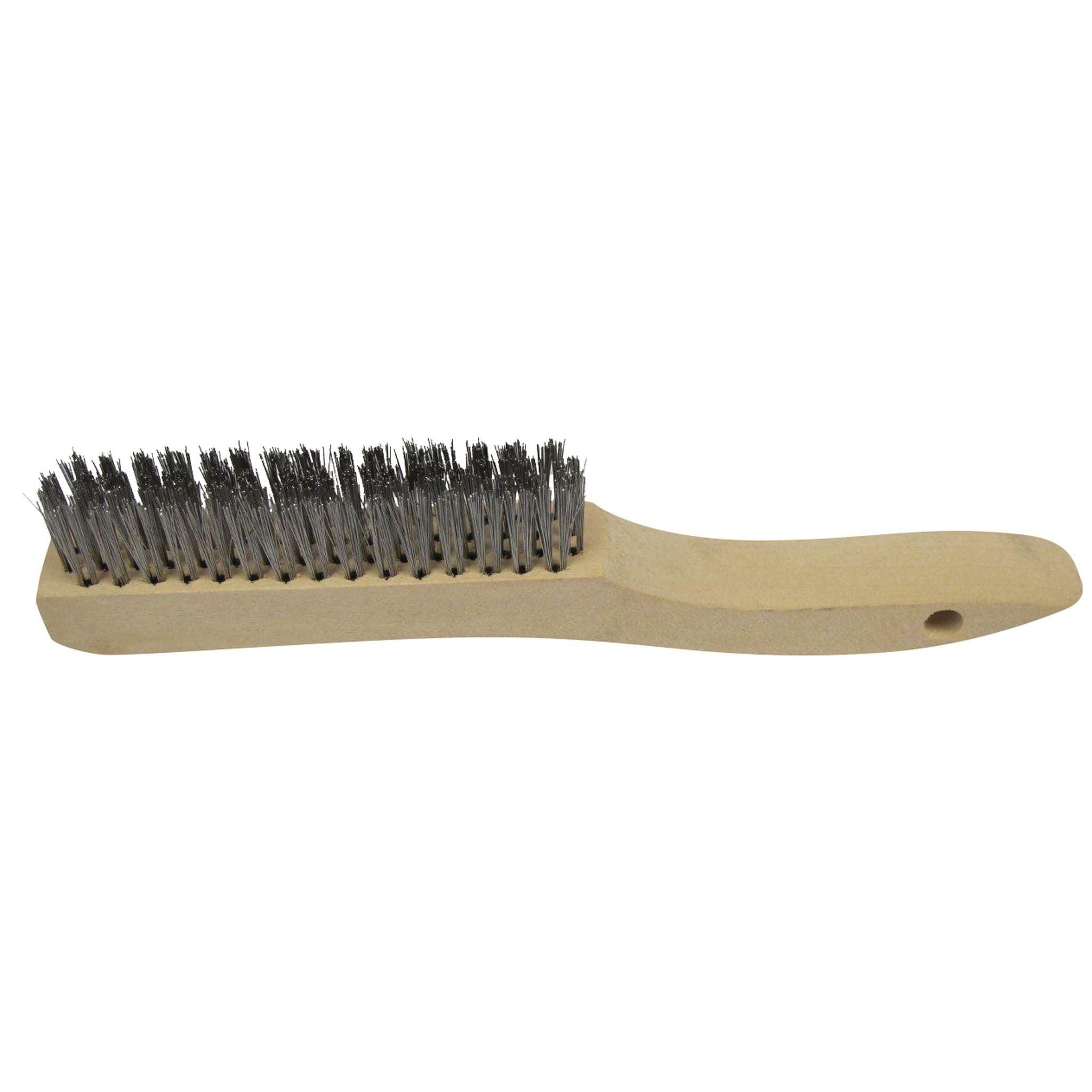 WIRE BRUSH 4 ROW STEEL