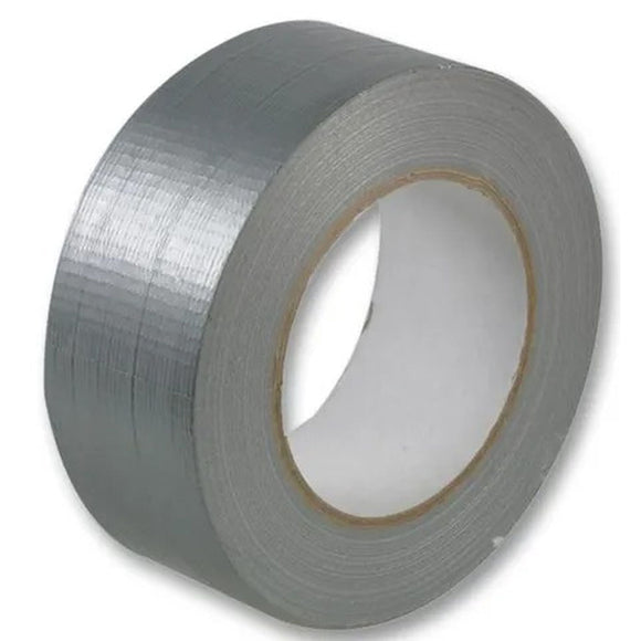 TAPE CLOTH 72MM x 25M SILVER