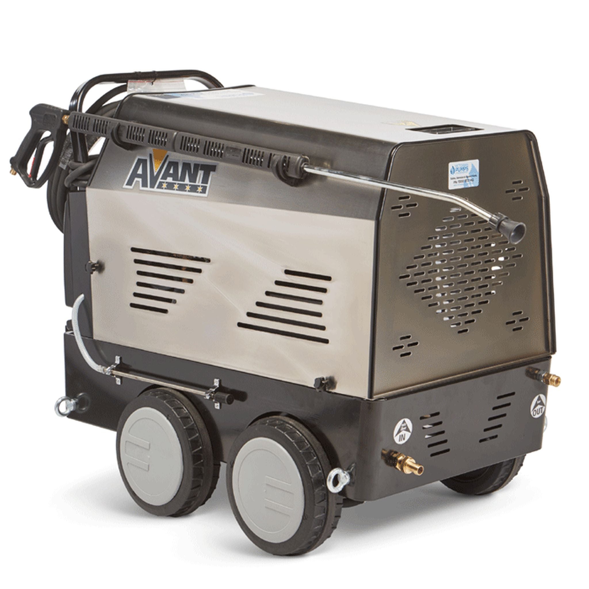 PRESSURE CLEANER 415V HOT 3000PSI 20L/M