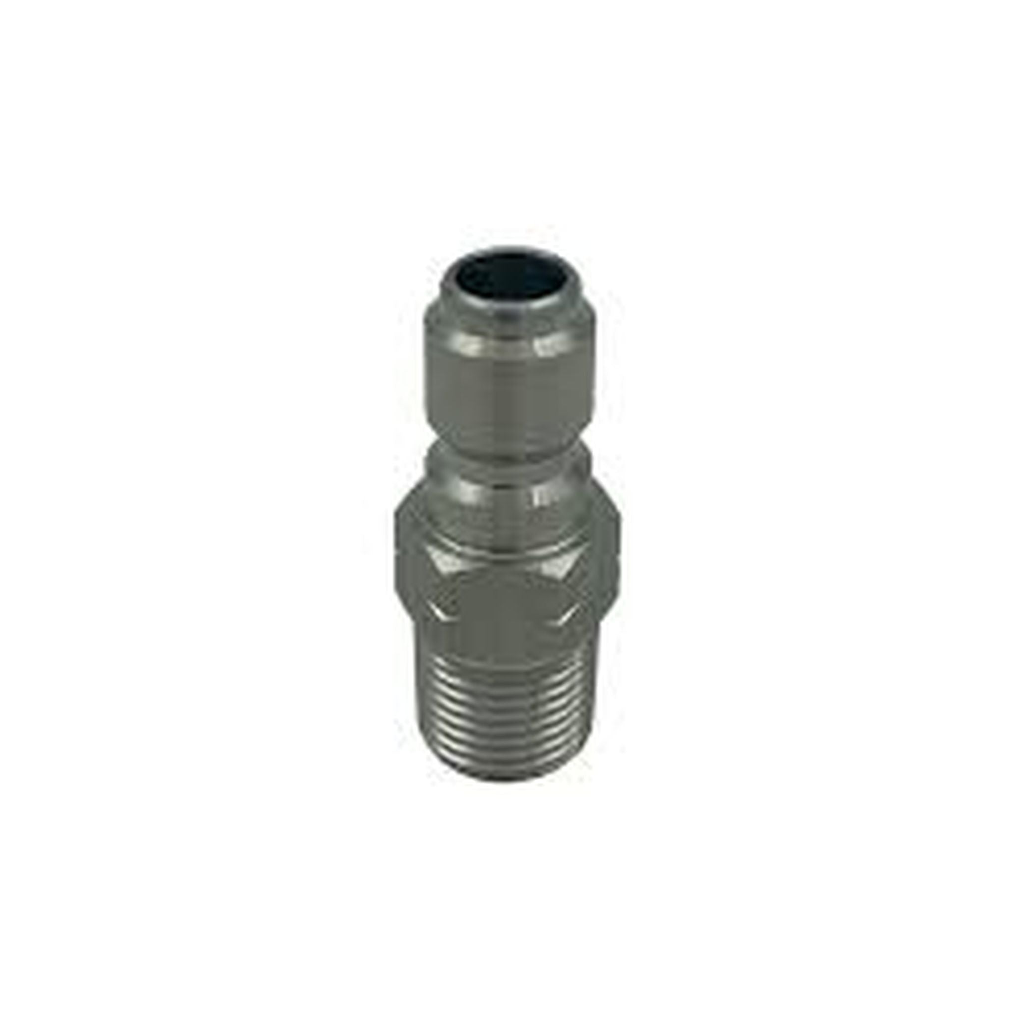 BAR QC PLUG 3/8" TO 3/8" NPT M SS