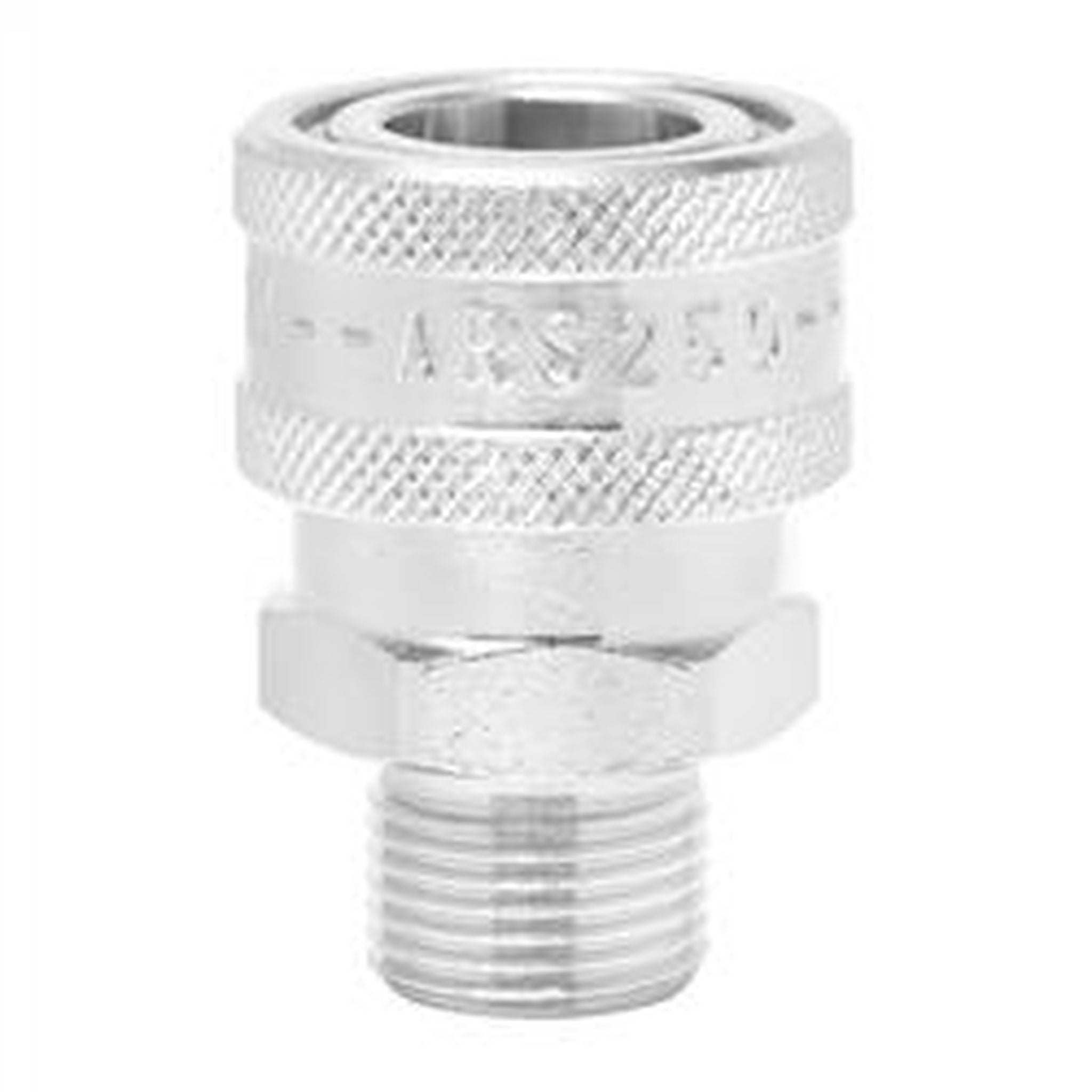 BAR QC COUPLING 3/8" TO 3/8" BSP M SS