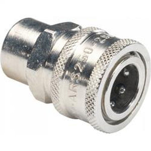 BAR QC COUPLING 3/8" TO 3/8" BSP F SS