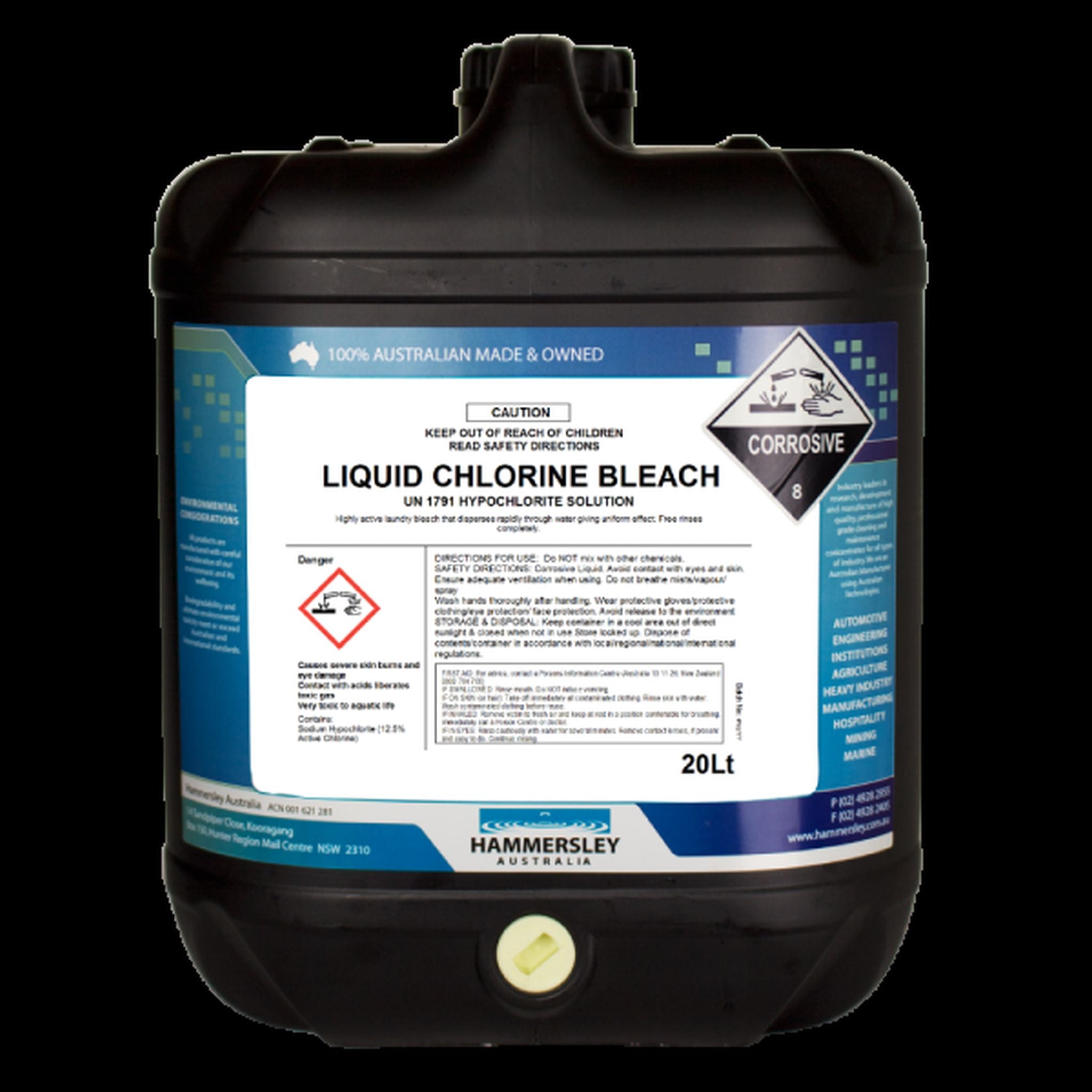 BLEACH LIQUID CHLORINE 20L