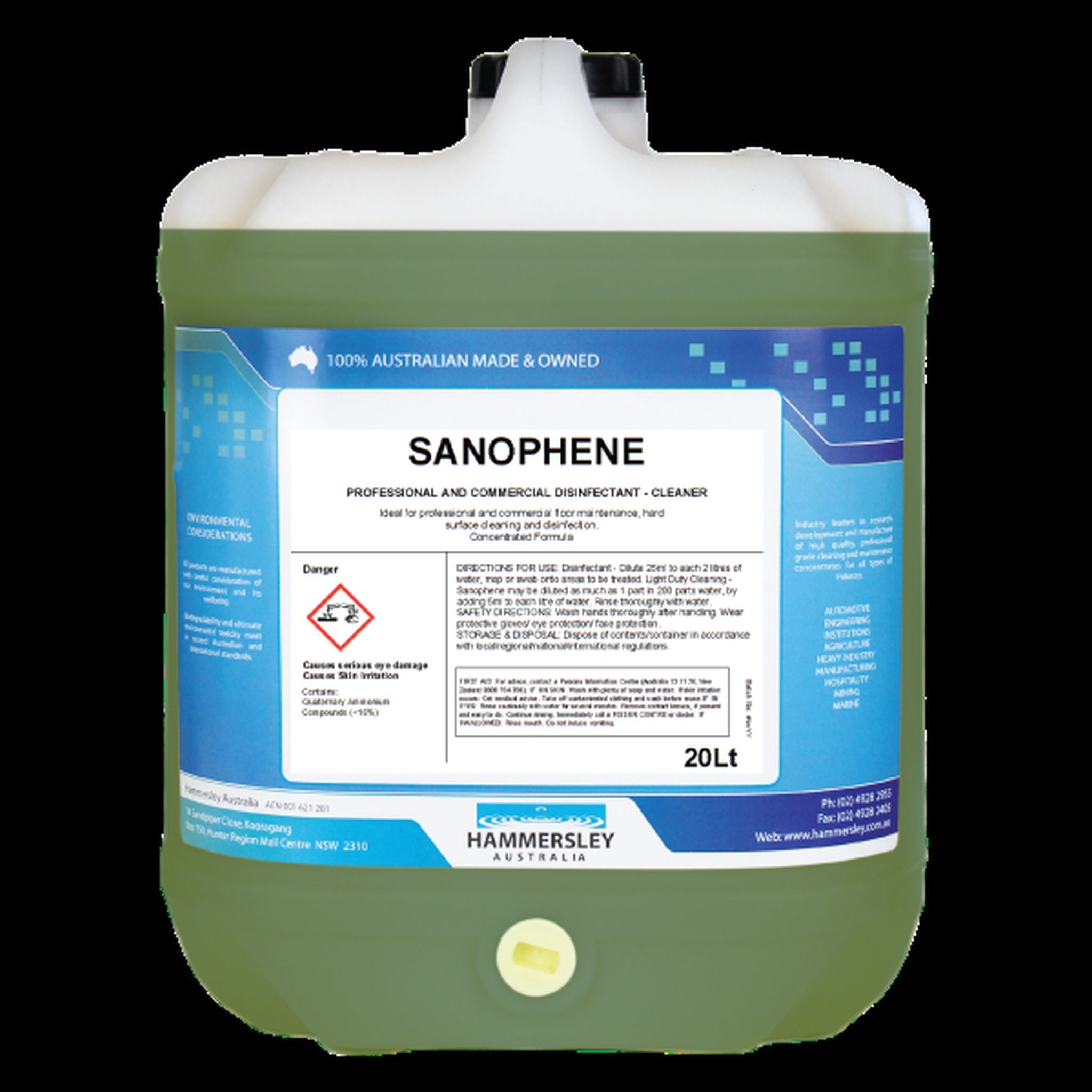 20L SANOPHENE CONCENTRATED CLEANER / DISINFECTANT