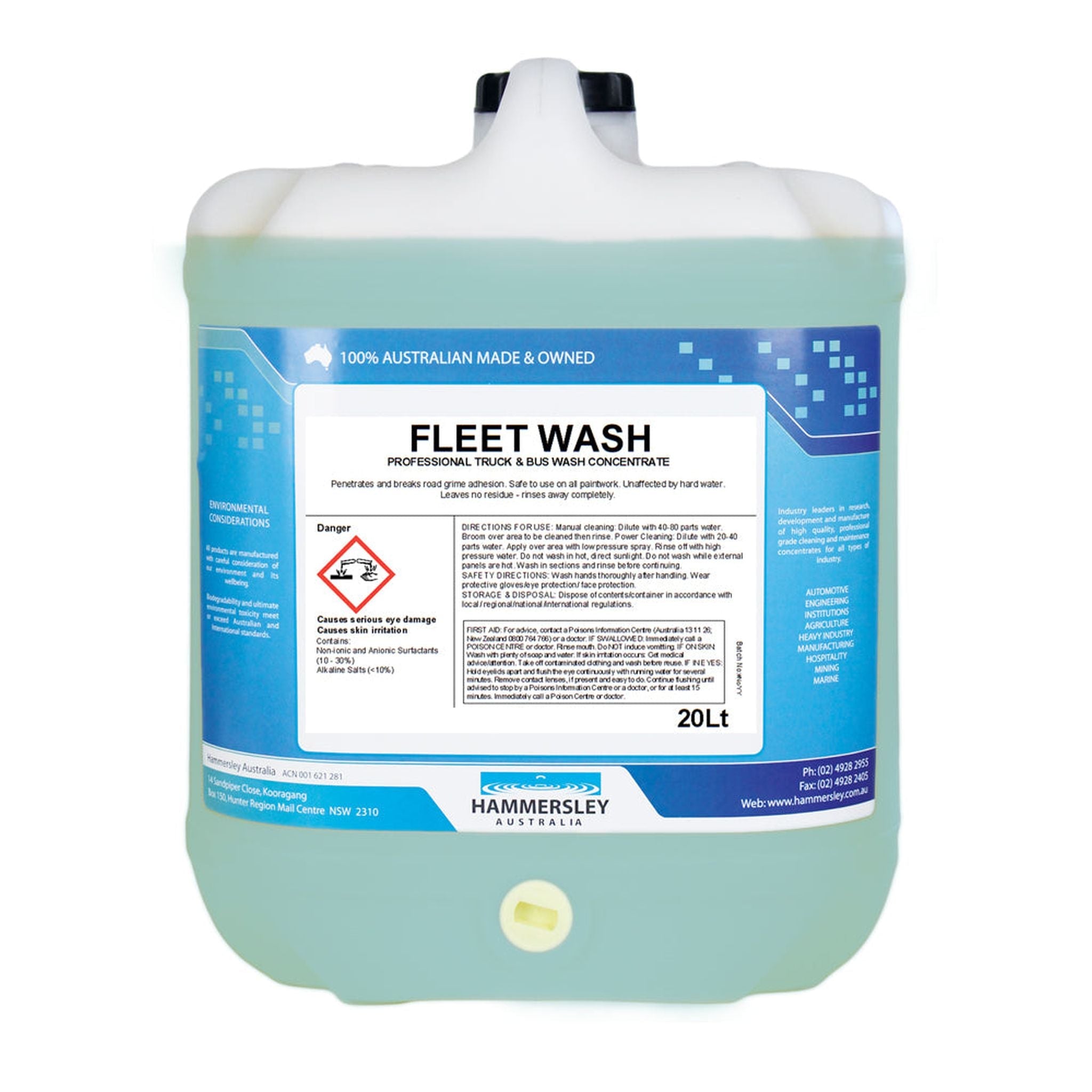 HAMMERSLEY TRUCK WASH 20L